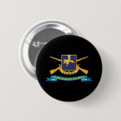 Leger - 502nd Infantry Regiment - DUI w BR - Lint Ronde Button 5,7 Cm (Voorkant /achterkant)