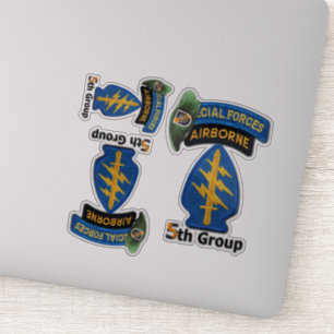 Leger 5e speciale troepengroep SFG contourstickers Sticker