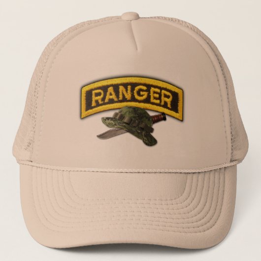 Leger 75e Ranger Regiment Airborne Rangers Vets Trucker Pet (Voorkant)