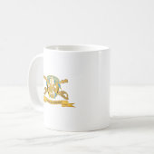 Leger - 7e cavalerieregiment w BR - lint Koffiemok (Voorkant links)