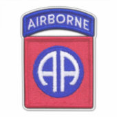Leger 82e ABN Airborne Division Fort Bragg Contour Sticker (Voorkant)