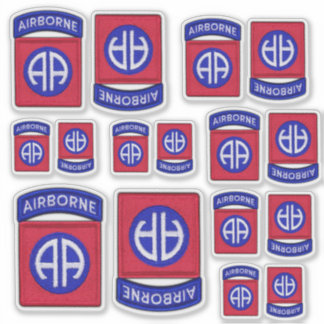 Leger 82e ABN Airborne Division Fort Bragg Contour Sticker