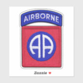 Leger 82e ABN DIV Fort Bragg Contour Sticker (Vel)