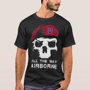 leger 82e luchtbrug over de hele weg t-shirt