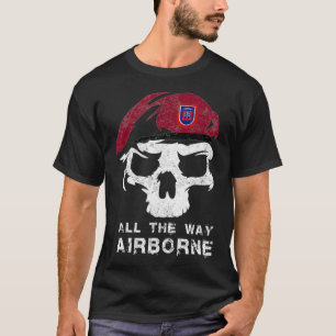  leger 82e luchtbrug over de hele weg t-shirt