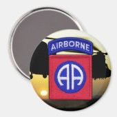leger 82e luchtlandingsveteranen van irak LRPS Magneet (Voorkant / Achterkant)