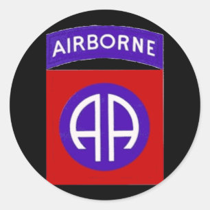Leger 82e luchtmacht ronde sticker