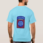 Leger 82e luchtscheepsafdeling LRRPS veteranen vet T-shirt (Achterkant)