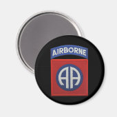 leger 82nd airborne irak patches vet vfw Magnet us (Voorkant / Achterkant)