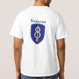 Leger 8e ID infanteriedivisie Fort Jackson Vets T- T-shirt