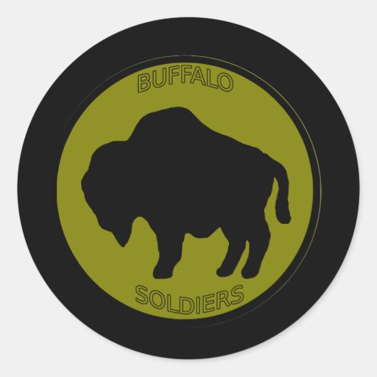 Leger 92e infanteriedivisie ronde sticker (Voorkant)