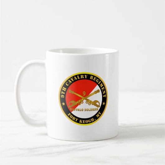Leger - 9th Cavalry Regiment - Fort Keogh, MT - Bu Koffiemok (Links)