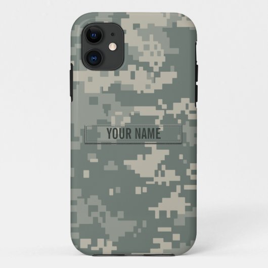 Leger ACU Camouflage Aanpasbaar Case-Mate iPhone Case (Achterkant)