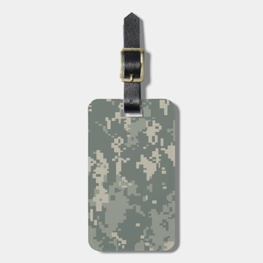 Leger ACU Camouflage Bagagelabel (Voorkant verticaal)