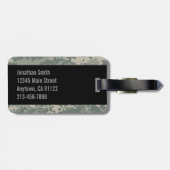 Leger ACU Camouflage Bagagelabel (Achterkant horizontaal)