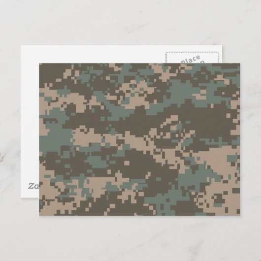 Leger ACU Camouflage Briefkaart (Voorkant / Achterkant)