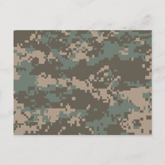 Leger ACU Camouflage Briefkaart