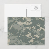 Leger ACU Camouflage Briefkaart (Voorkant / Achterkant)