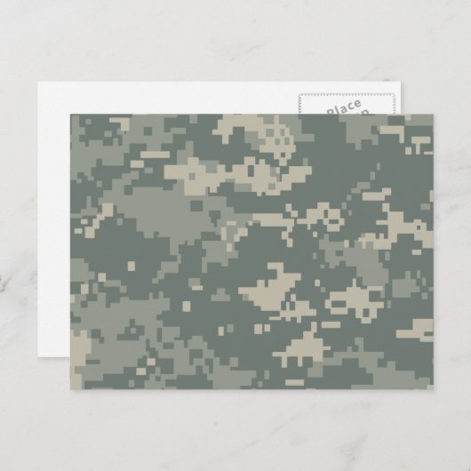 Leger ACU Camouflage Briefkaart (Voorkant / Achterkant)