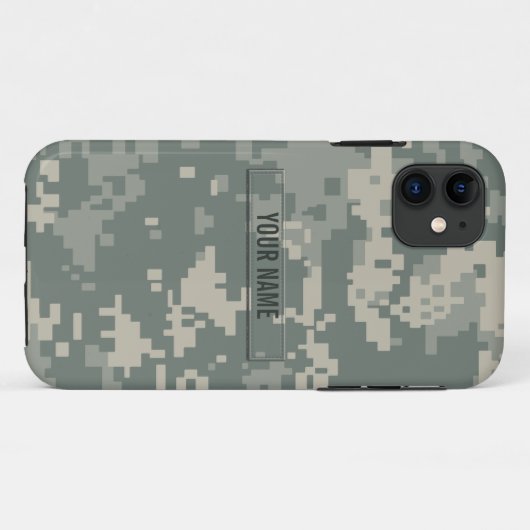 Leger ACU Camouflage  Case-Mate iPhone Case (Achterkant (horizontaal))