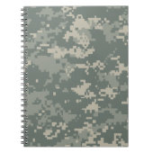 Leger ACU Camouflage Notitieboek (Voorkant)
