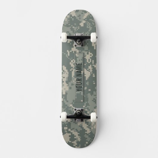 Leger ACU Camouflage Skateboard (Voorkant)