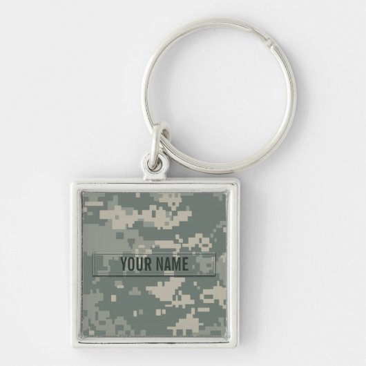 Leger ACU Camouflage Sleutelhanger (Voorkant)