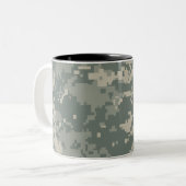 Leger ACU Camouflage Tweekleurige Koffiemok (Voorkant links)