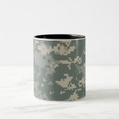 Leger ACU Camouflage Tweekleurige Koffiemok (Center)