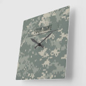 Leger ACU Camouflage  Vierkante Klok (Hoek)