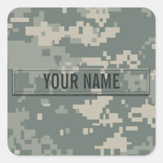 Leger ACU Camouflage Vierkante Sticker