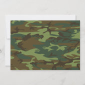 Leger Afscheid Foto Feestje Kaart (Achterkant)