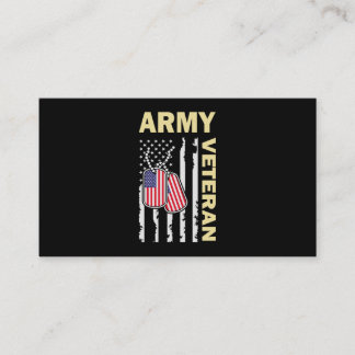 Leger Amerikaan van geboorte Veteran van keuze Visitekaartje