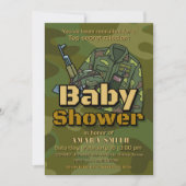 Leger Baby Shower Uitnodiging (Voorkant)