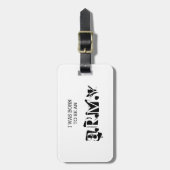 LEGER BAGAGELABEL (Voorkant verticaal)