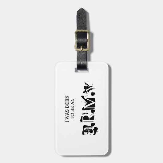 LEGER BAGAGELABEL (Voorkant verticaal)