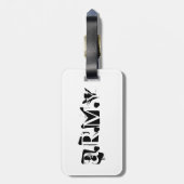 LEGER BAGAGELABEL (Achterkant verticaal)