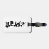 LEGER BAGAGELABEL (Achterkant horizontaal)