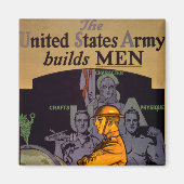 Leger bouwt MANNEN Magneet (Voorkant)