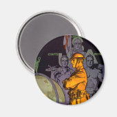 Leger bouwt MANNEN Magneet (Voorkant / Achterkant)