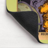 Leger bouwt MANNEN Muismat (Hoek)