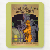 Leger bouwt MANNEN Muismat (Voorkant)