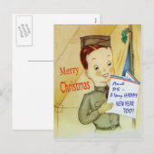 Leger Briefkaart Kerst (Voorkant / Achterkant)