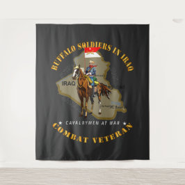 Leger - Buffelsoldaten in Irak - Cavalrymen Wandkleed