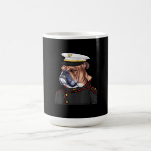Leger Bulldog Milmed Dog Papa Mam Gift Koffiemok
