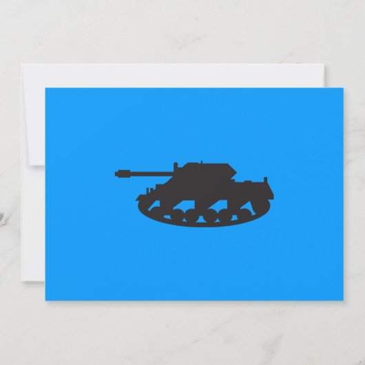 Leger Camo Birthday Kaart (Achterkant)