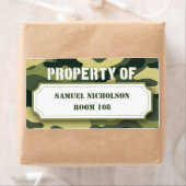 Leger Camo Property ID school aanbod boek Etiket (Insitu)
