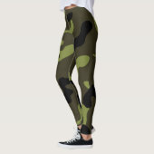 Leger Camouflagepatroon Leggings (Links)