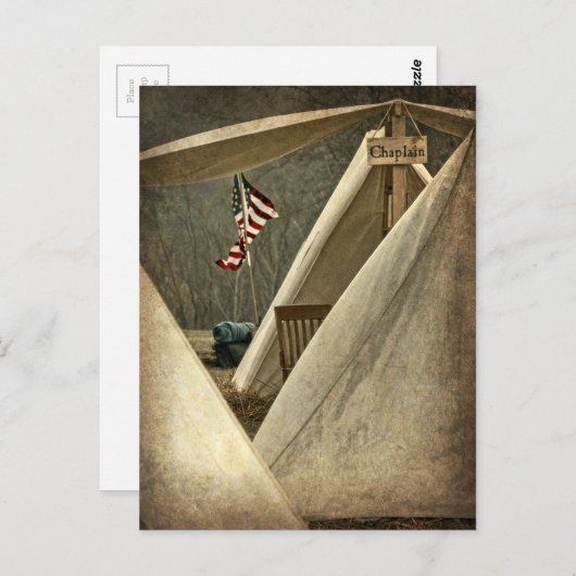 Leger Chaplain Briefkaart (Voorkant / Achterkant)