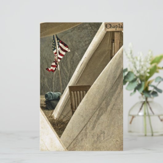 Leger Chaplain Briefpapier (Staand voorkant)
